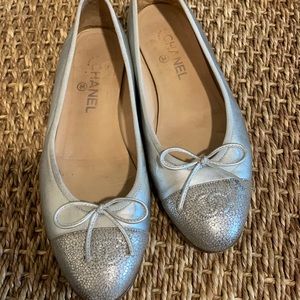 Channel Ballet Flats